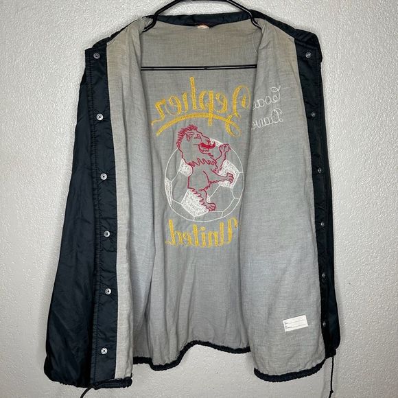 Vintage 80s Embroidered Coach Jacket Medium - Picture 5 of 6